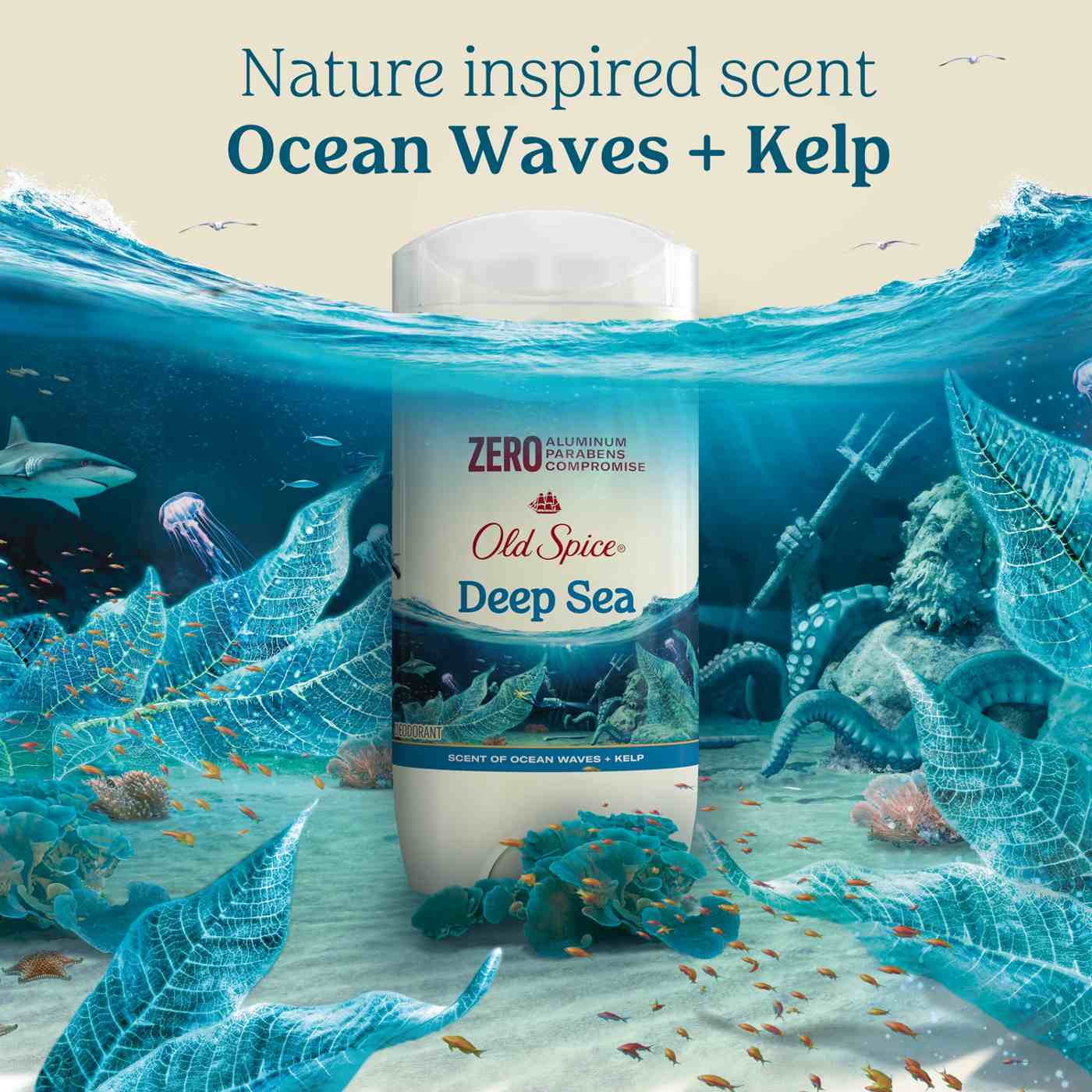 Old Spice Aluminum-Free Deodorant - Deep Sea; image 7 of 9