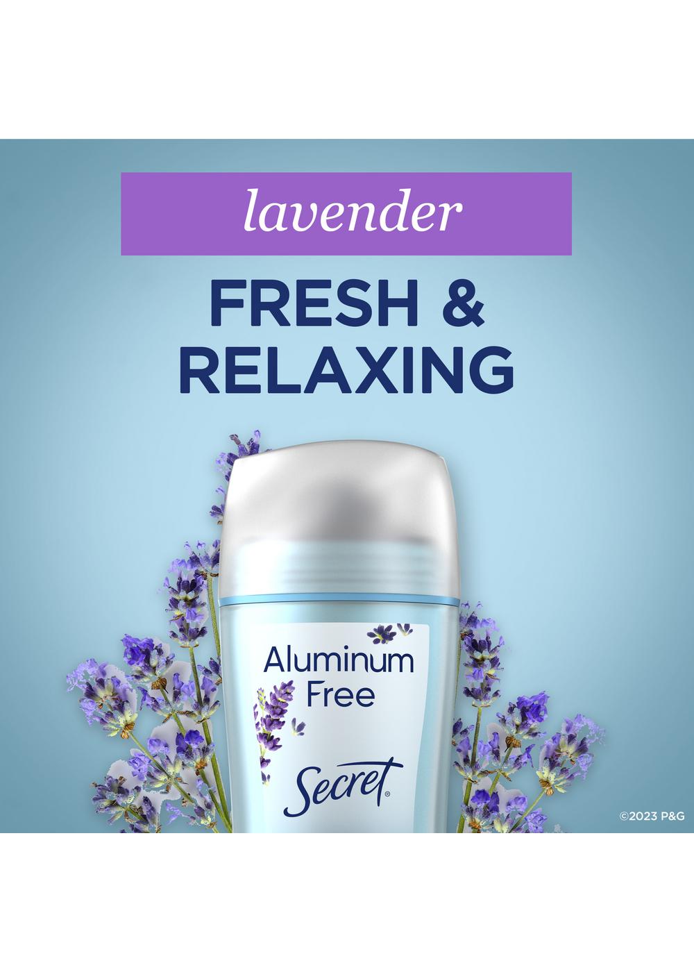 Secret Aluminum Free 48 Hr Solid Deodorant - Lavender; image 8 of 8