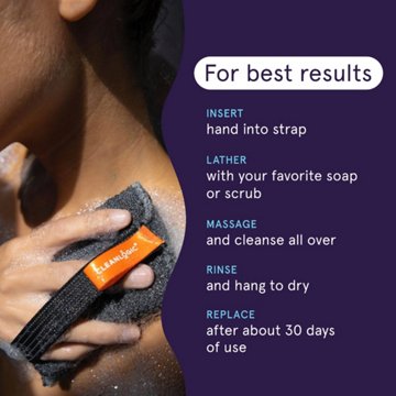 Cleanlogic Charcoal Infused Body Exfoliator