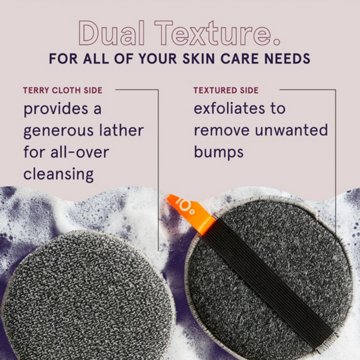 Cleanlogic Charoal Infused Dual-Texture Body Exfoliator