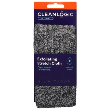 Cleanlogic Charcoal Infused Exfoliating Stretch Cloth