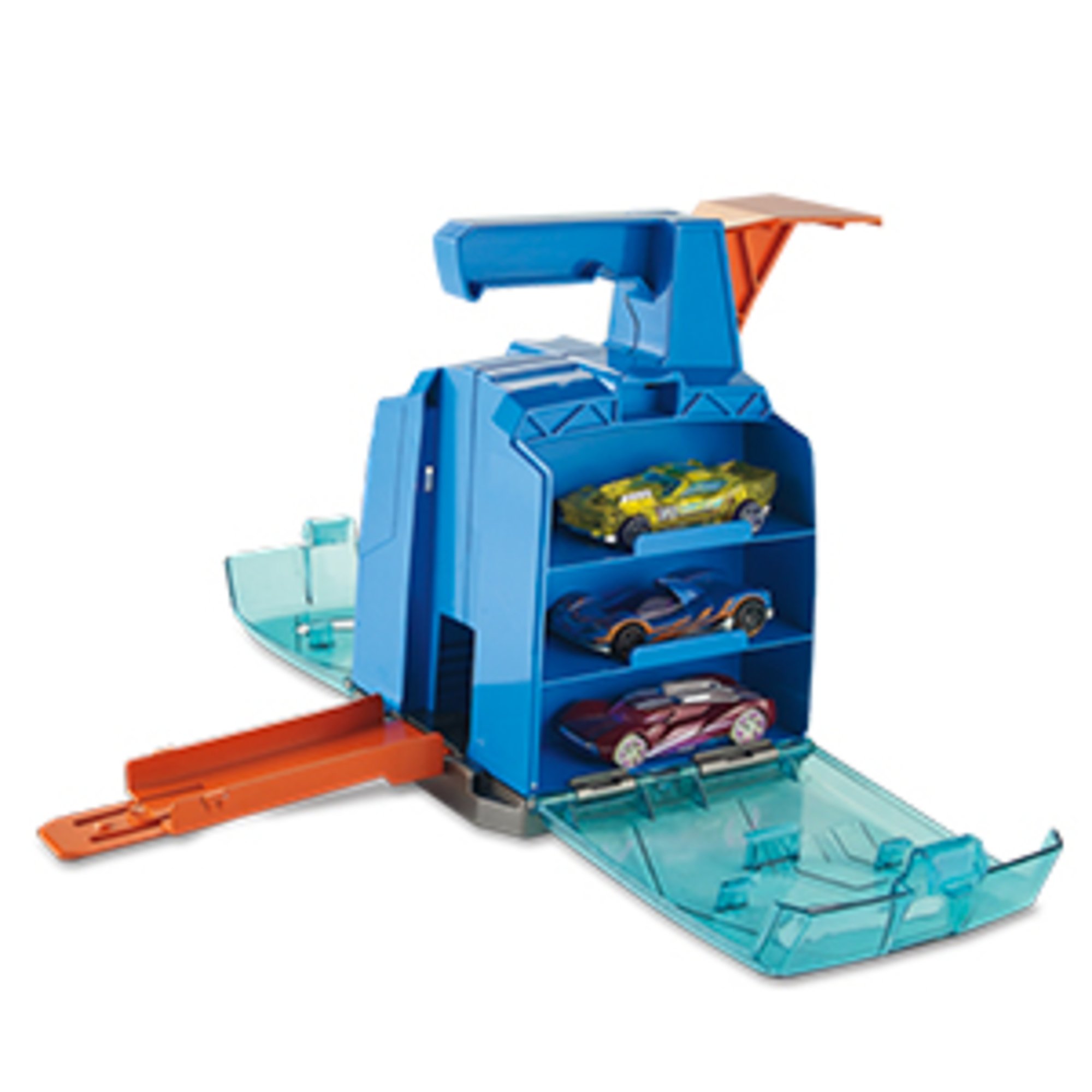 Hot wheels store display launcher