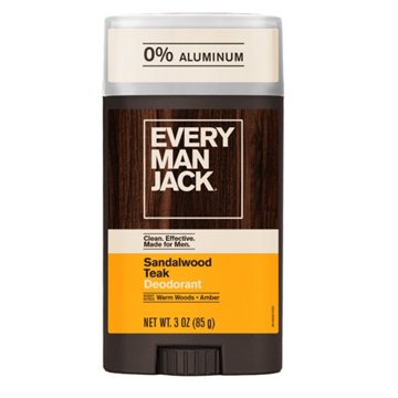 Every Man Jack Deodorant - Sandalwood, 3 oz