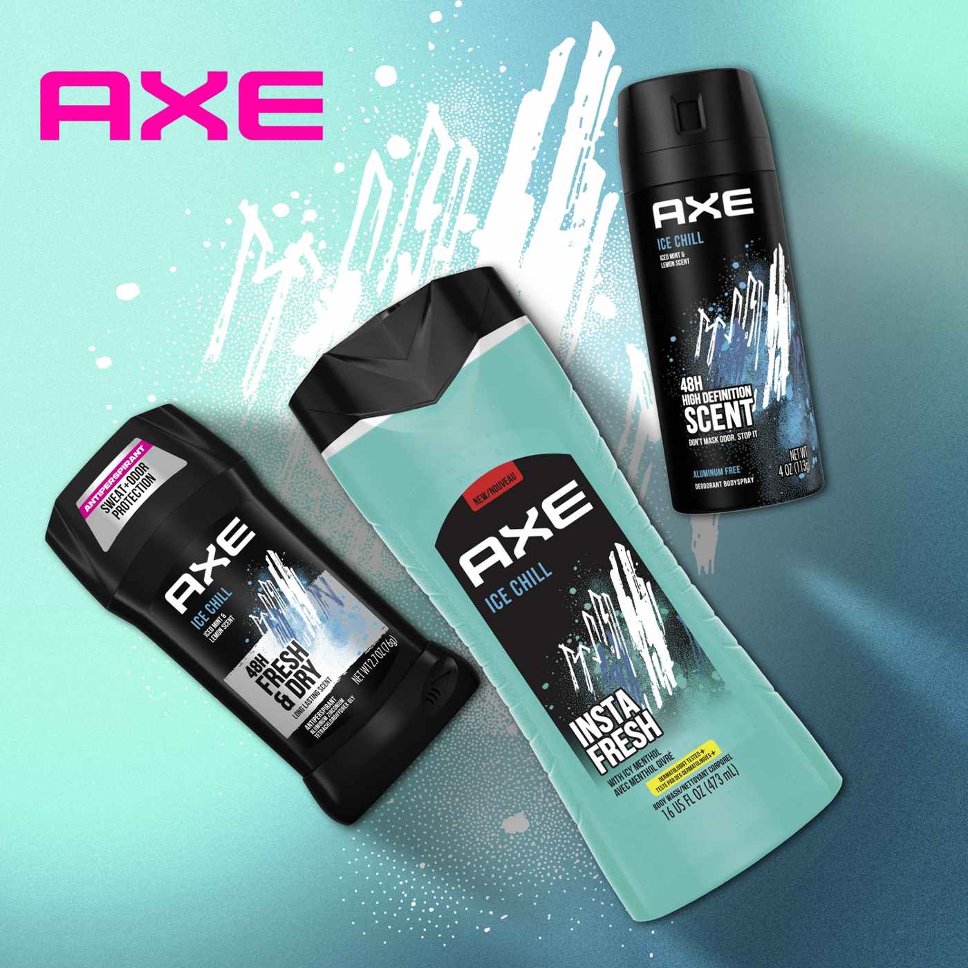 AXE Men's 48 Hr Antiperspirant - Ice Chill; image 2 of 12