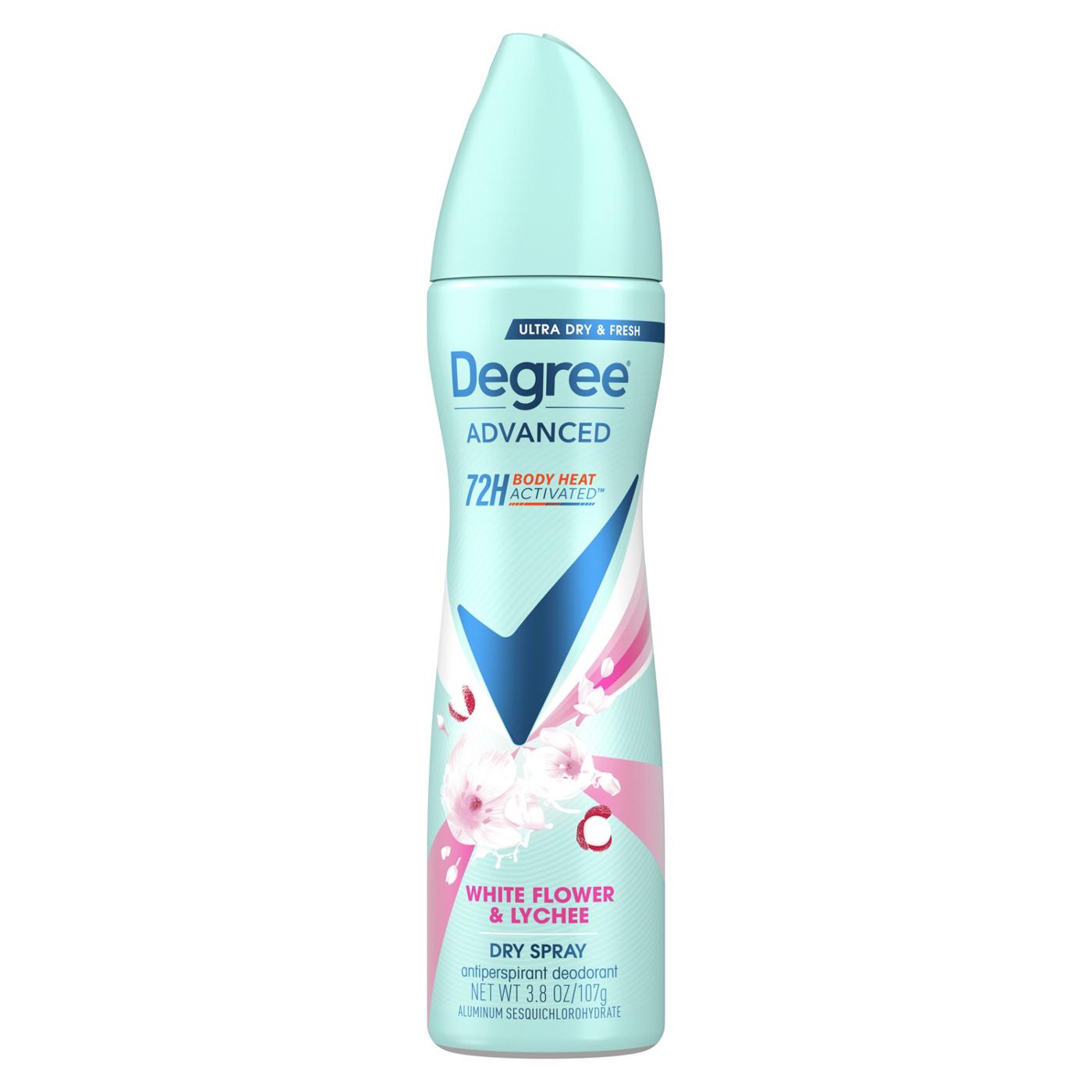 Degree 72 Hr Advanced Antiperspirant Deodorant Dry Spray White