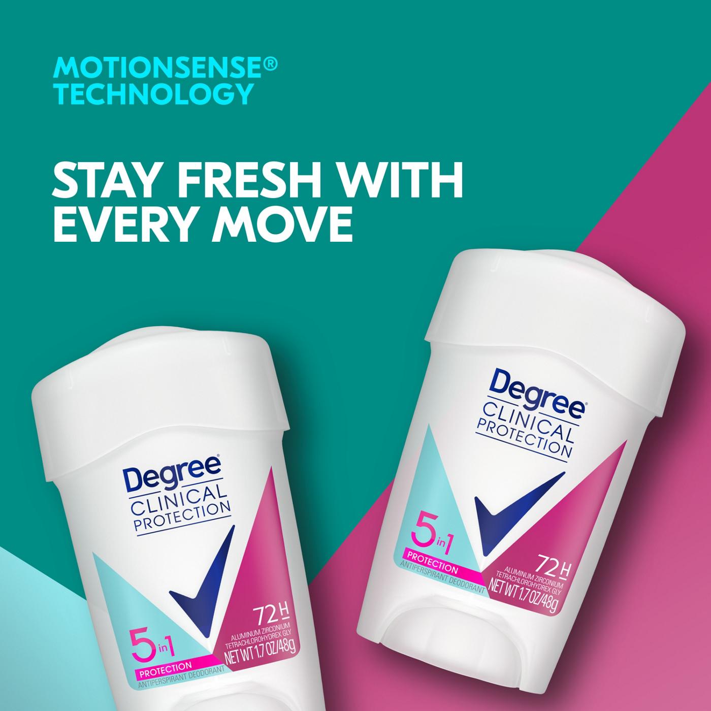 Degree 72 Hr Clinical Protection 5-in-1 Antiperspirant Deodorant; image 4 of 6