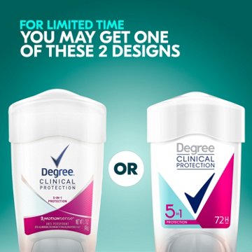 Degree 72 Hr Clinical Protection 5-in-1 Antiperspirant Deodorant