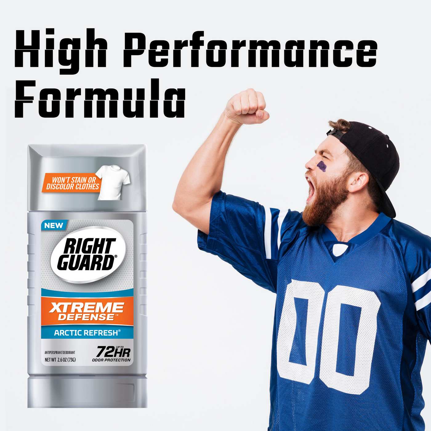 Right Guard Xtreme Defense Antiperspirant Deodorant Invisible Solid Stick, Arctic Refresh; image 4 of 4