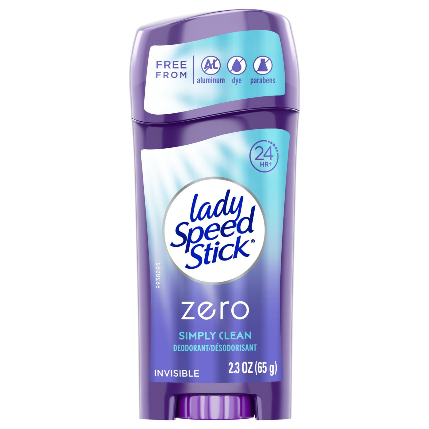 Lady Speed Stick Zero Simply Clean Deodorant; image 1 of 10