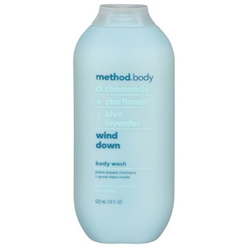 method Body Wash - Wind Down, 18 oz