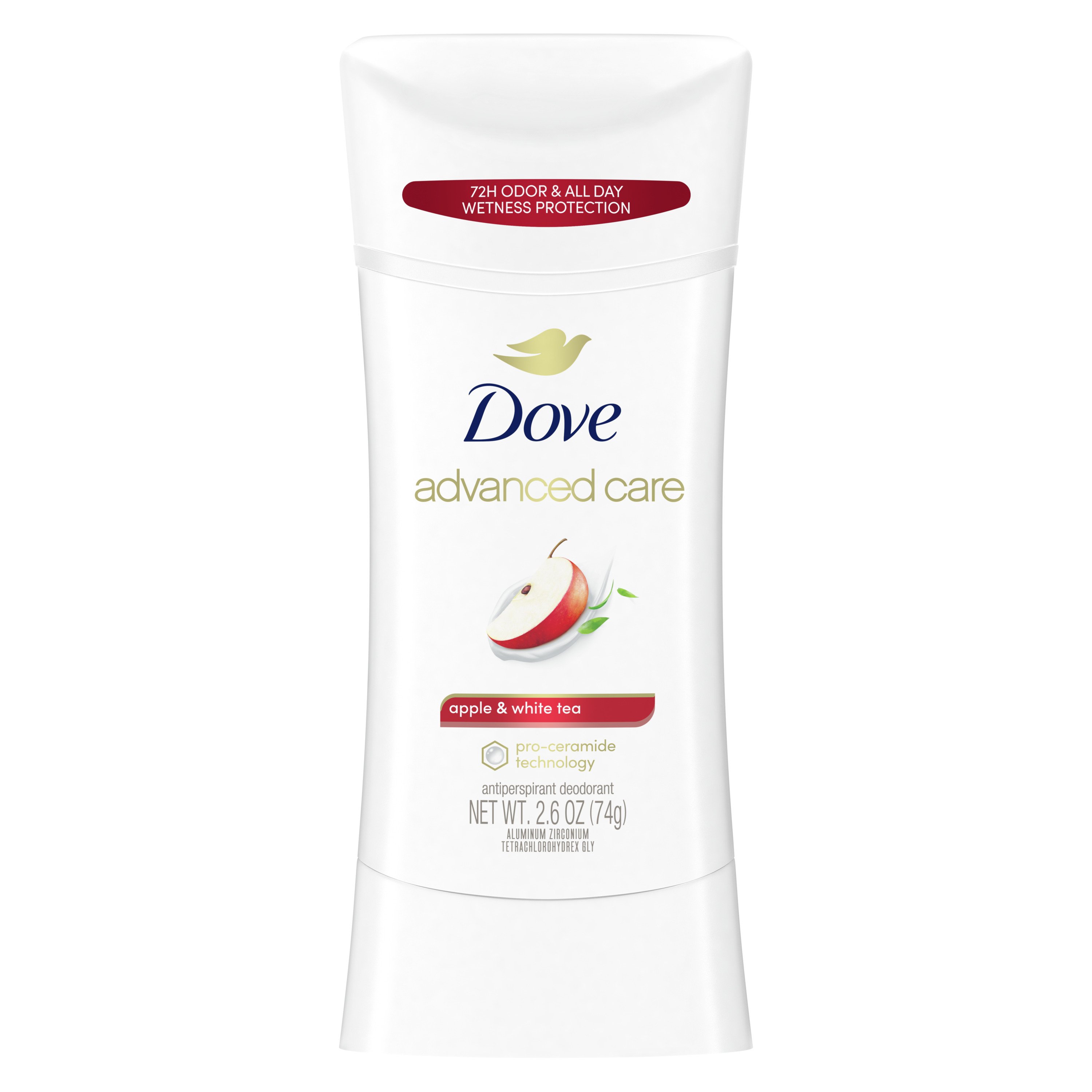 Dove Advanced Care Apple & White Tea Antiperspirant Deodorant Stick