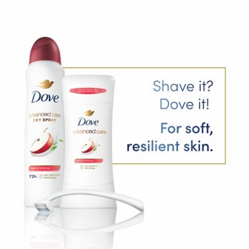 Dove Advanced Care Antiperspirant Deodorant Stick Apple & White Tea