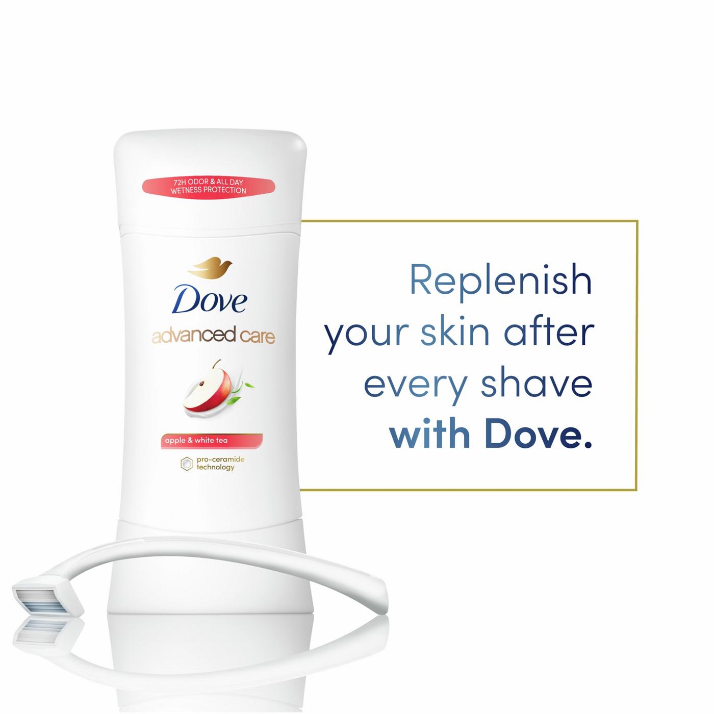 Dove Advanced Care Antiperspirant Deodorant Stick Apple & White Tea; image 7 of 7