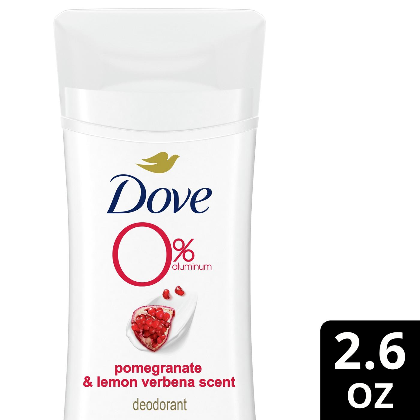 Dove 0% Aluminum Deodorant - Pomegranate & Lemon Verbena; image 2 of 7