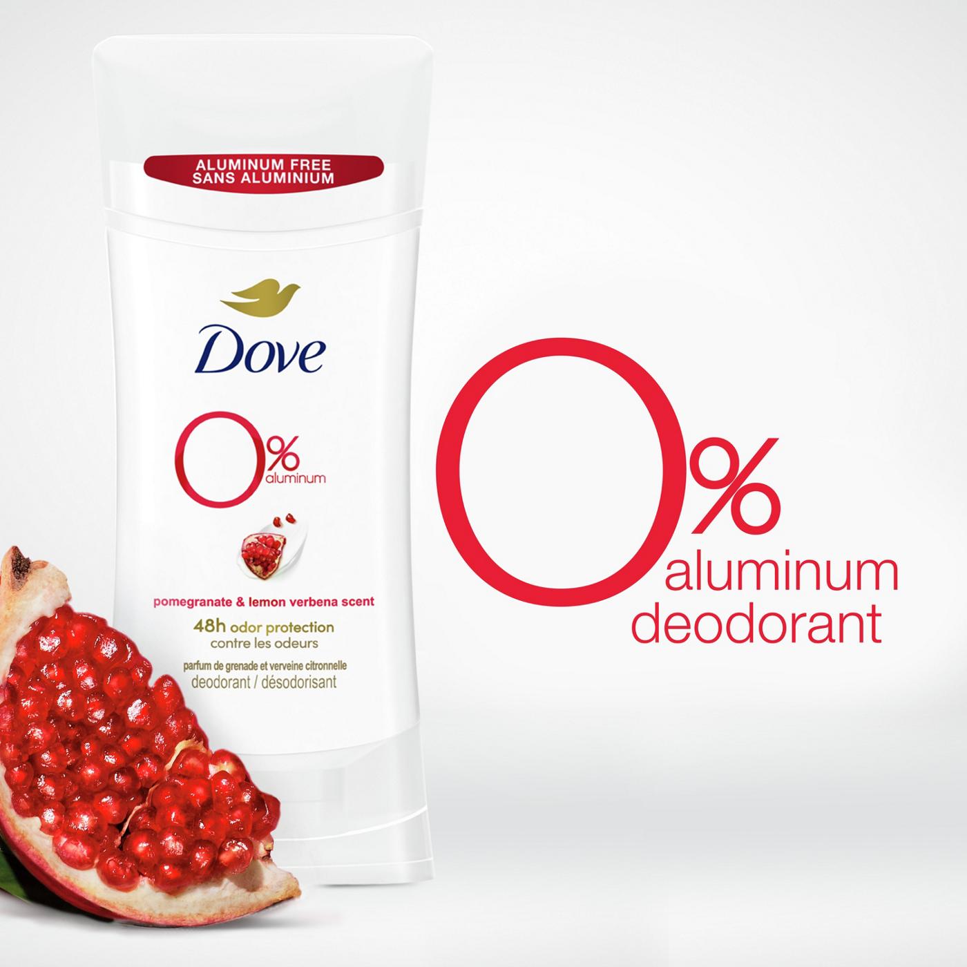 Dove 0% Aluminum Deodorant - Pomegranate & Lemon Verbena; image 4 of 7