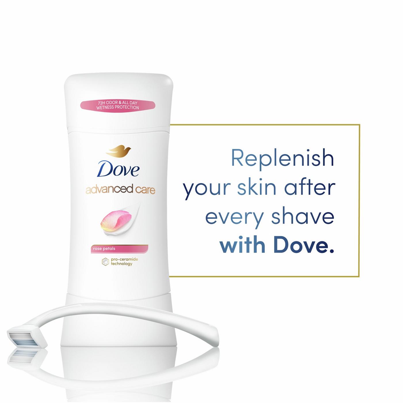 Dove Advanced Care Antiperspirant Deodorant Stick - Rose Petals; image 5 of 8