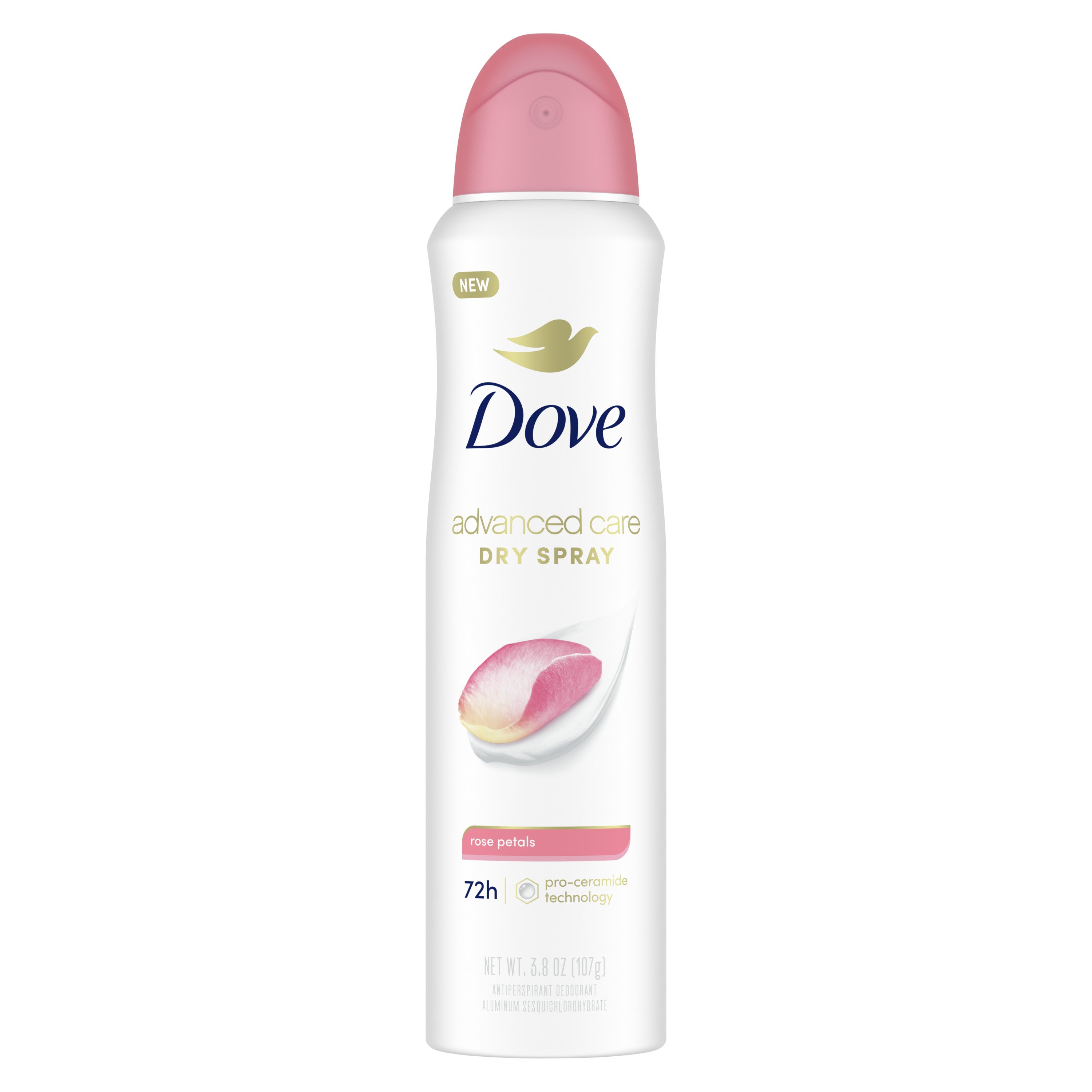 Dove Advanced Care Dry Spray Antiperspirant Deodorant Rose Petals