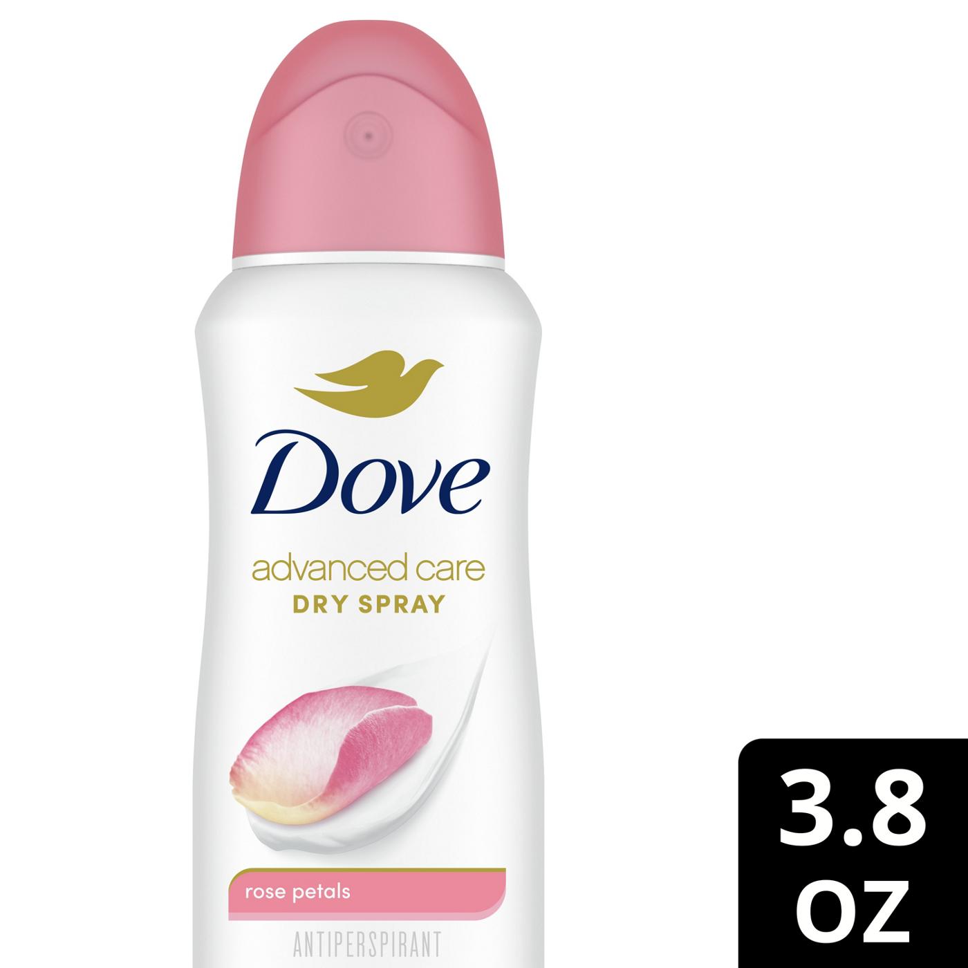 Dove Advanced Care Dry Spray Antiperspirant Deodorant Rose Petals; image 2 of 9