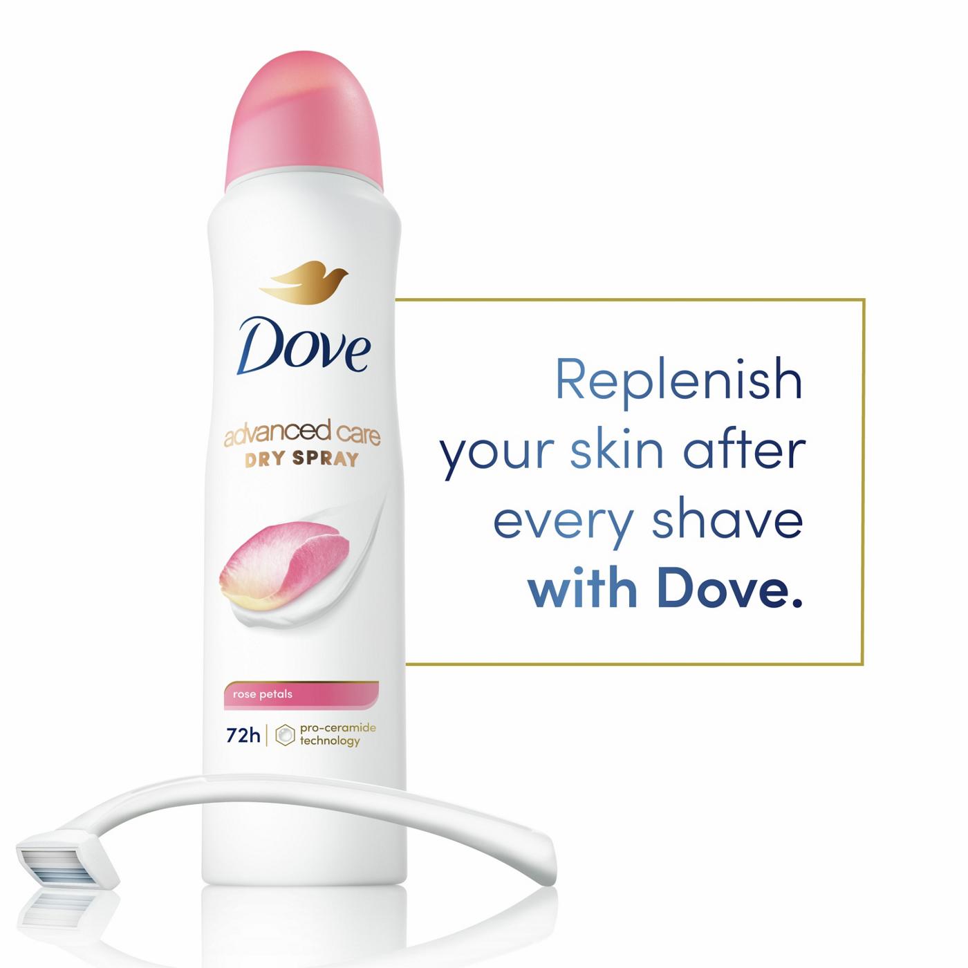 Dove Advanced Care Dry Spray Antiperspirant Deodorant Rose Petals; image 9 of 9