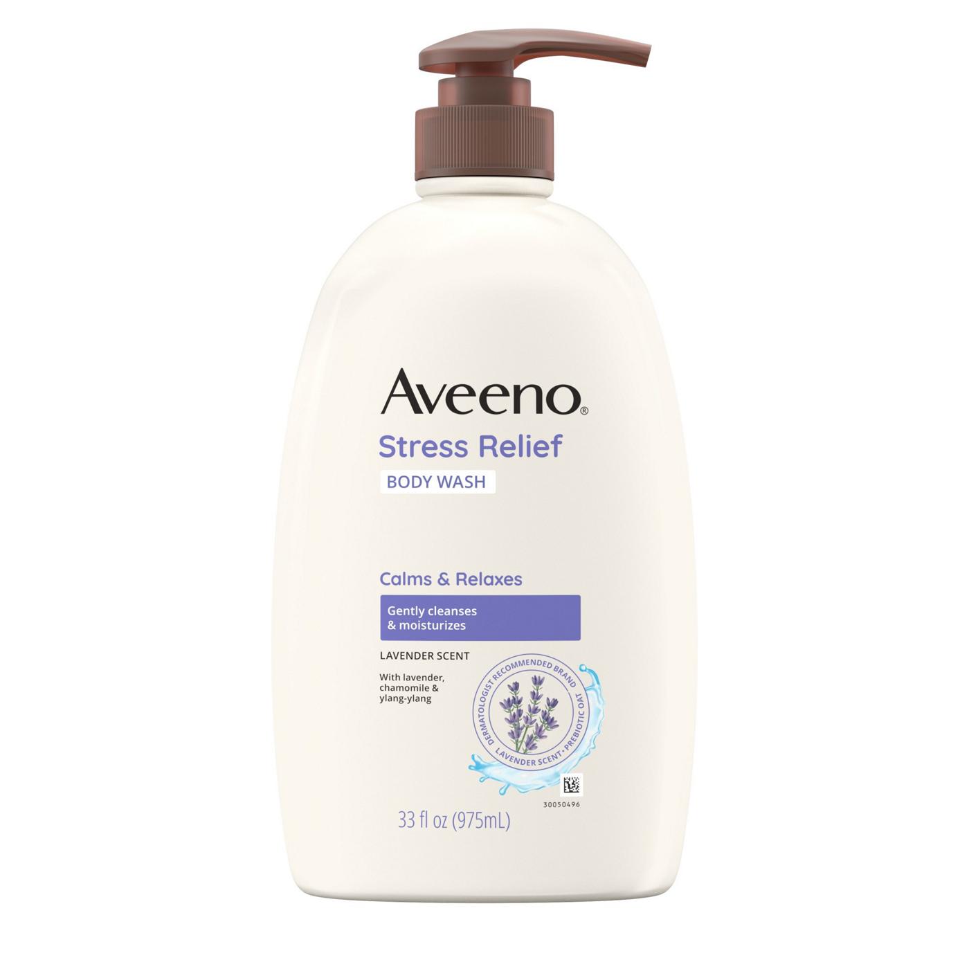 Aveeno Stress Relief Body Wash - Lavender Scent; image 1 of 5