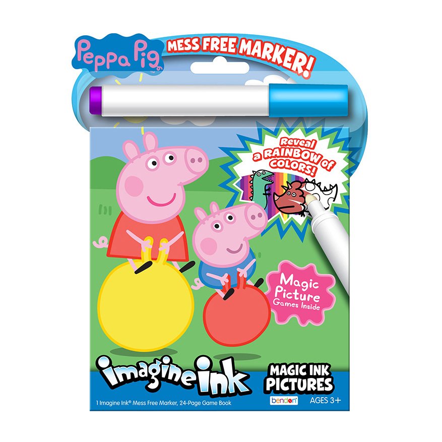 Bendon Peppa Pig Imagine Ink Magic Ink Pictures - Shop Books & Coloring at  H-E-B
