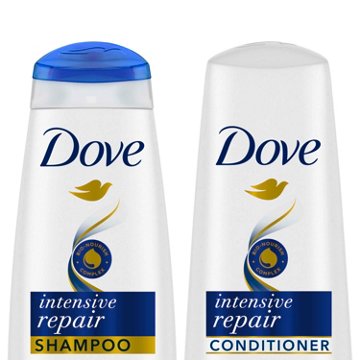 Dove Nutritive Solutions Intensive Repair Shampoo & Conditioner, 2 Pk, 24 oz