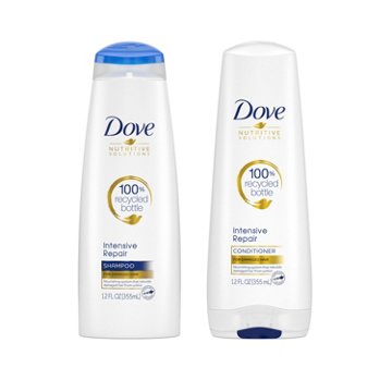 Dove Nutritive Solutions Intensive Repair Shampoo & Conditioner, 2 Pk, 24 oz