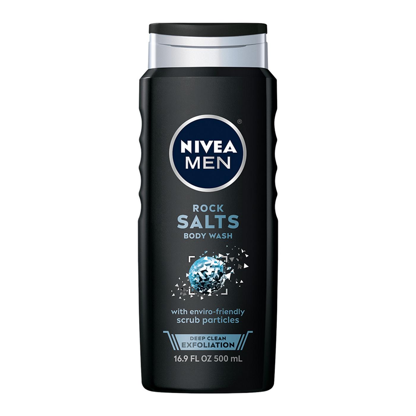 NIVEA Men Deep Clean Rock Salts Body Wash - Shop Body Wash at H-E-B