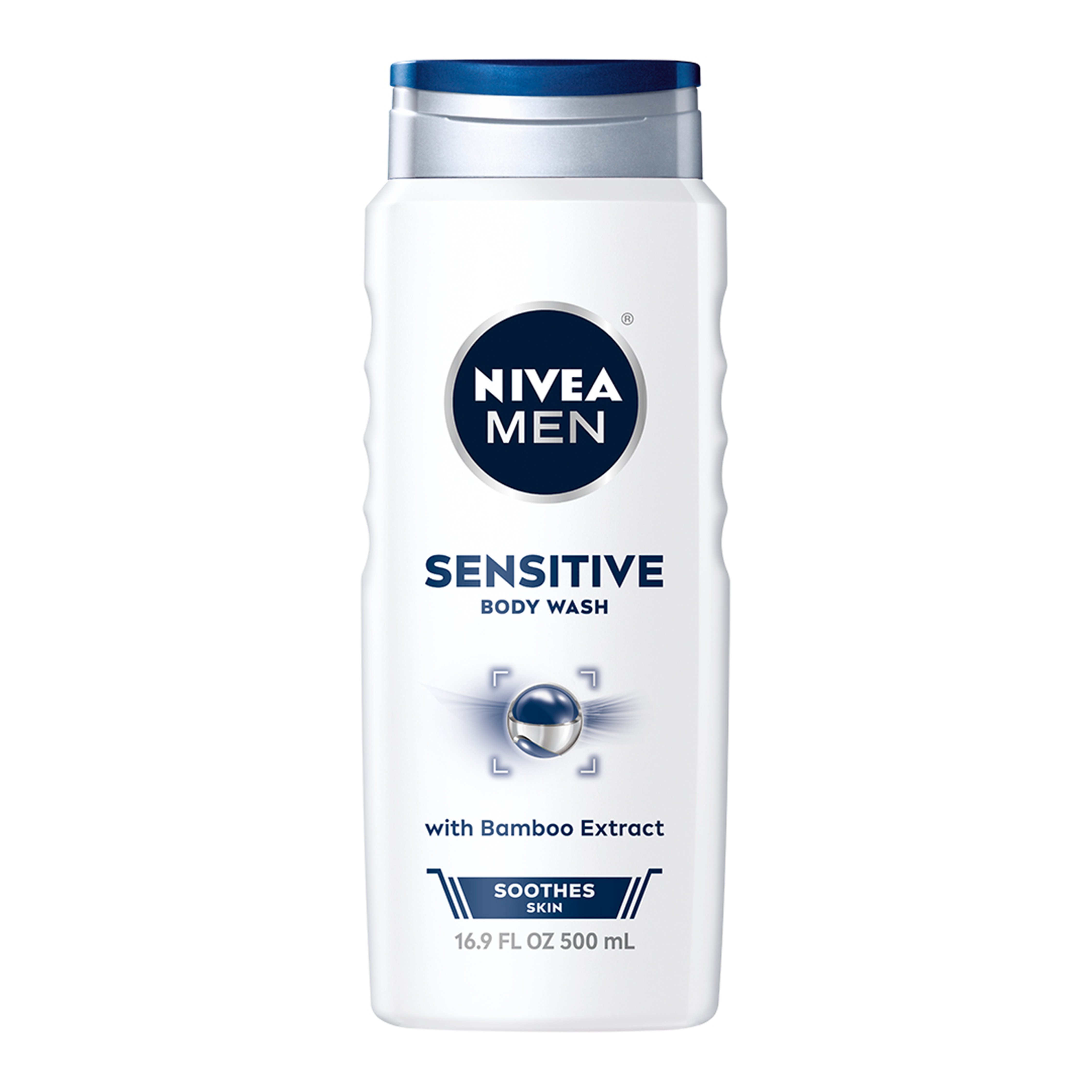 Vaak gesproken Boom Uitgebreid NIVEA Men Sensitive 3-in-1 Body Wash - Shop Bath & Skin Care at H-E-B