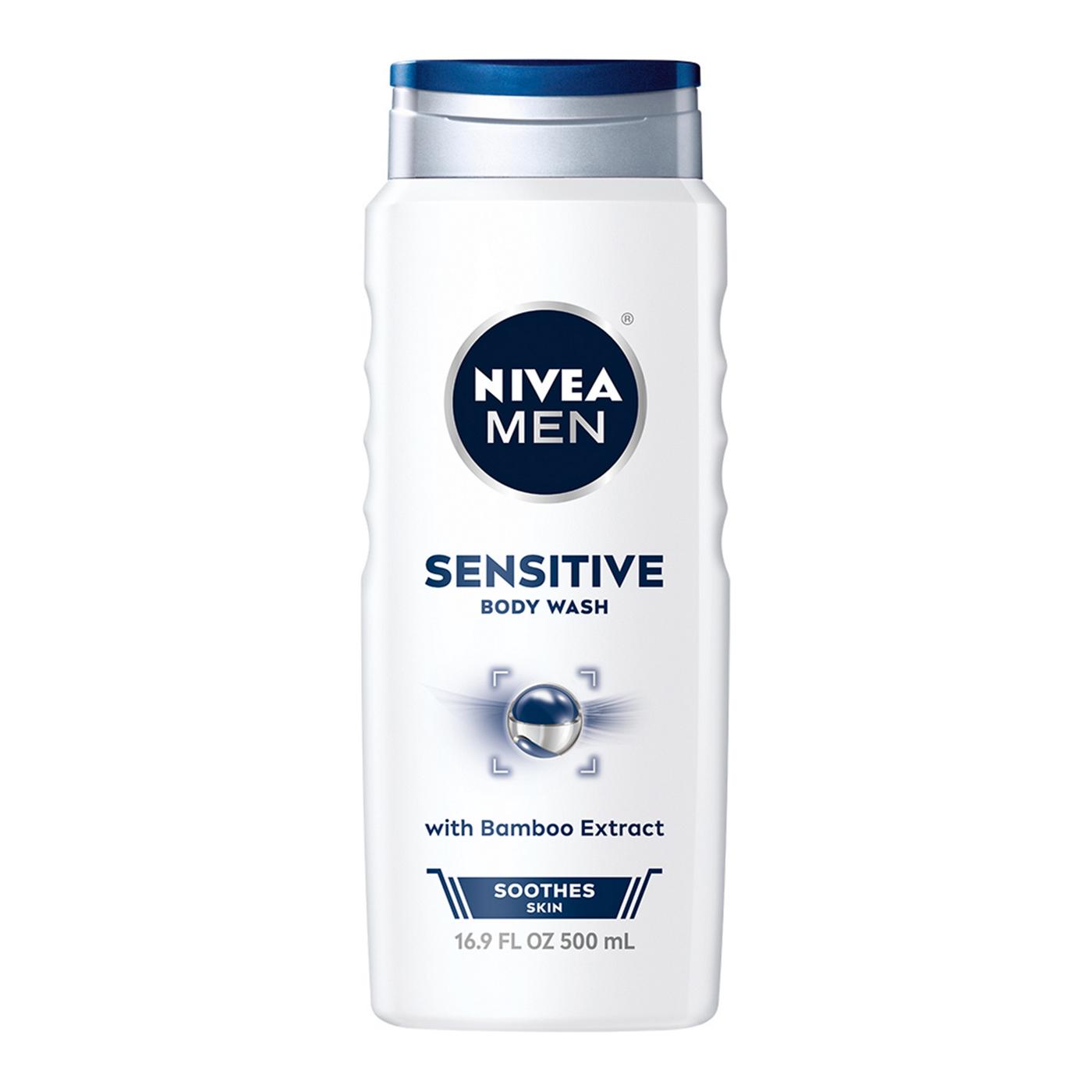 NIVEA Men Sensitive Body Wash with Bamboo Extract; image 1 of 3