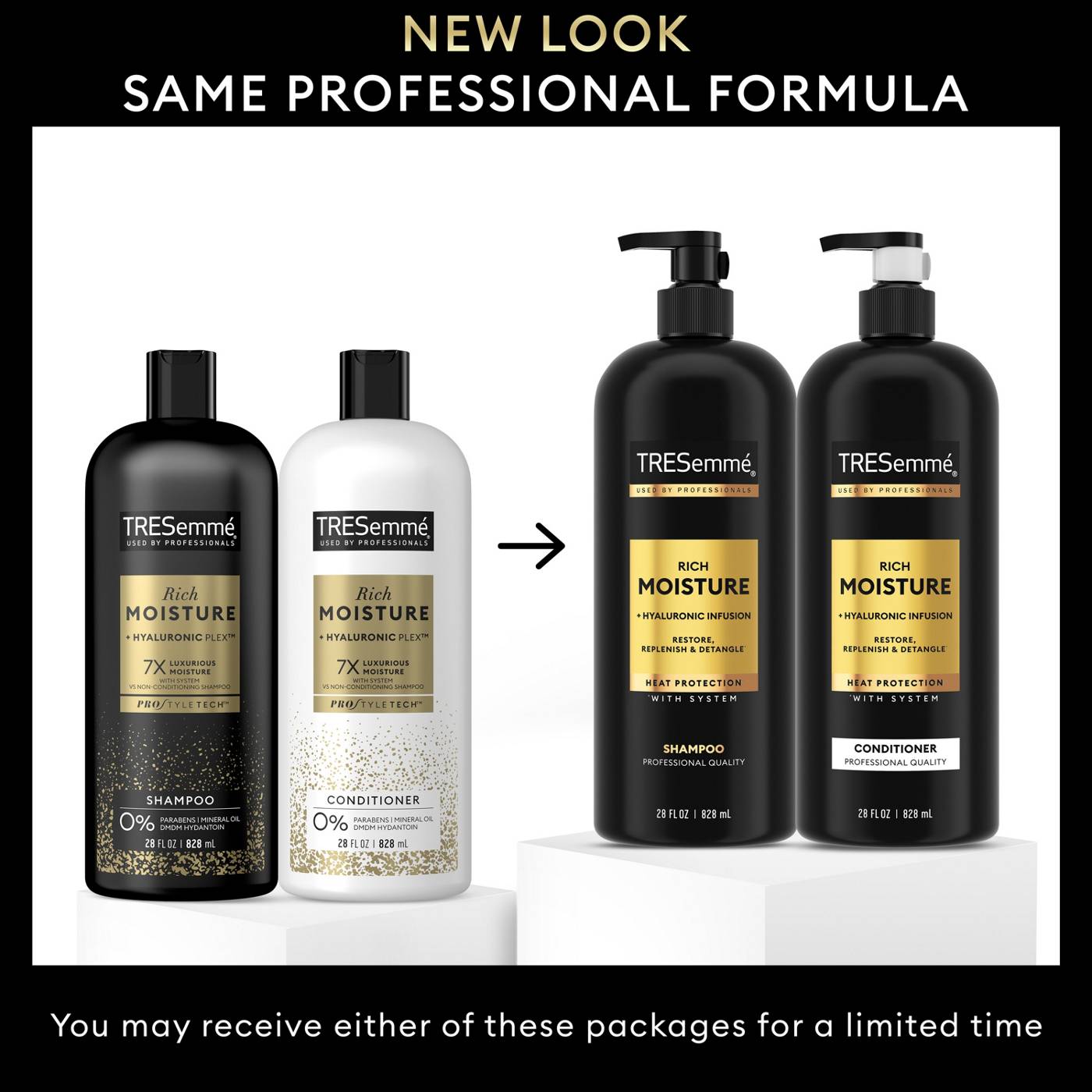 TRESemmé Moisture Rich Hyaluronic Infusion Shampoo and Conditioner; image 5 of 5