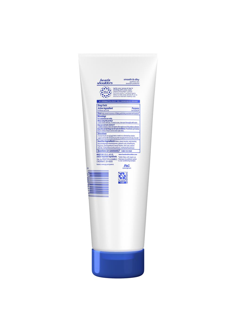 Head & Shoulders Dandruff Conditioner - Smooth & Silky; image 4 of 11