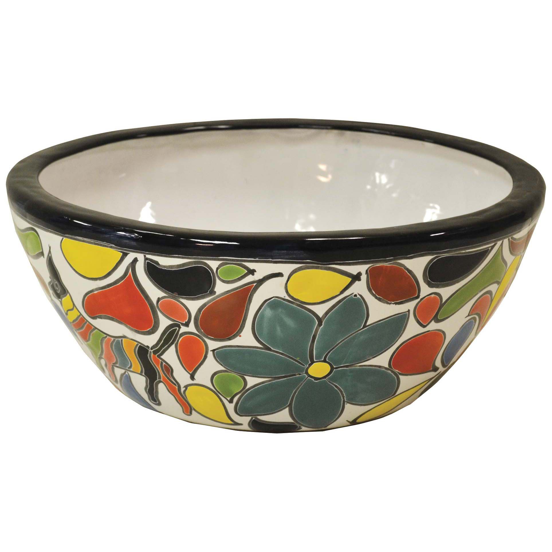 Blue Orange Pottery Cazuela Otomi - Shop Pots & planters at H-E-B