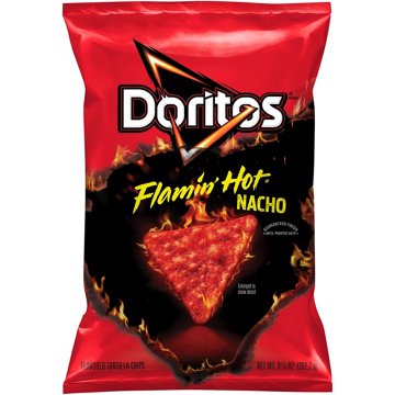 Doritos Flamin' Hot Nacho Tortilla Chips, 9.25 oz