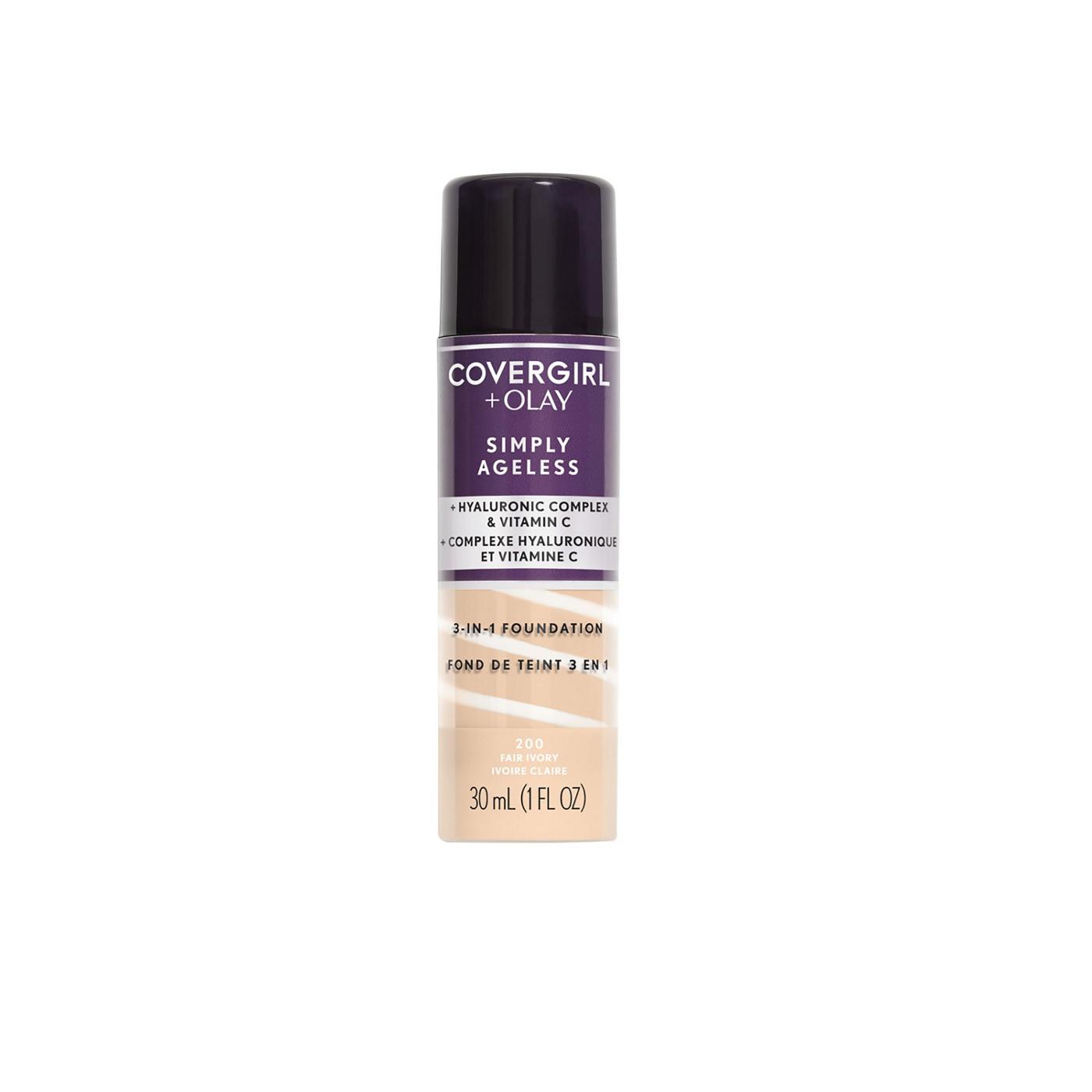 Covergirl Simply Ageless 3-in-1 Liquid Foundation 200 Fair Ivory; image 1 of 5
