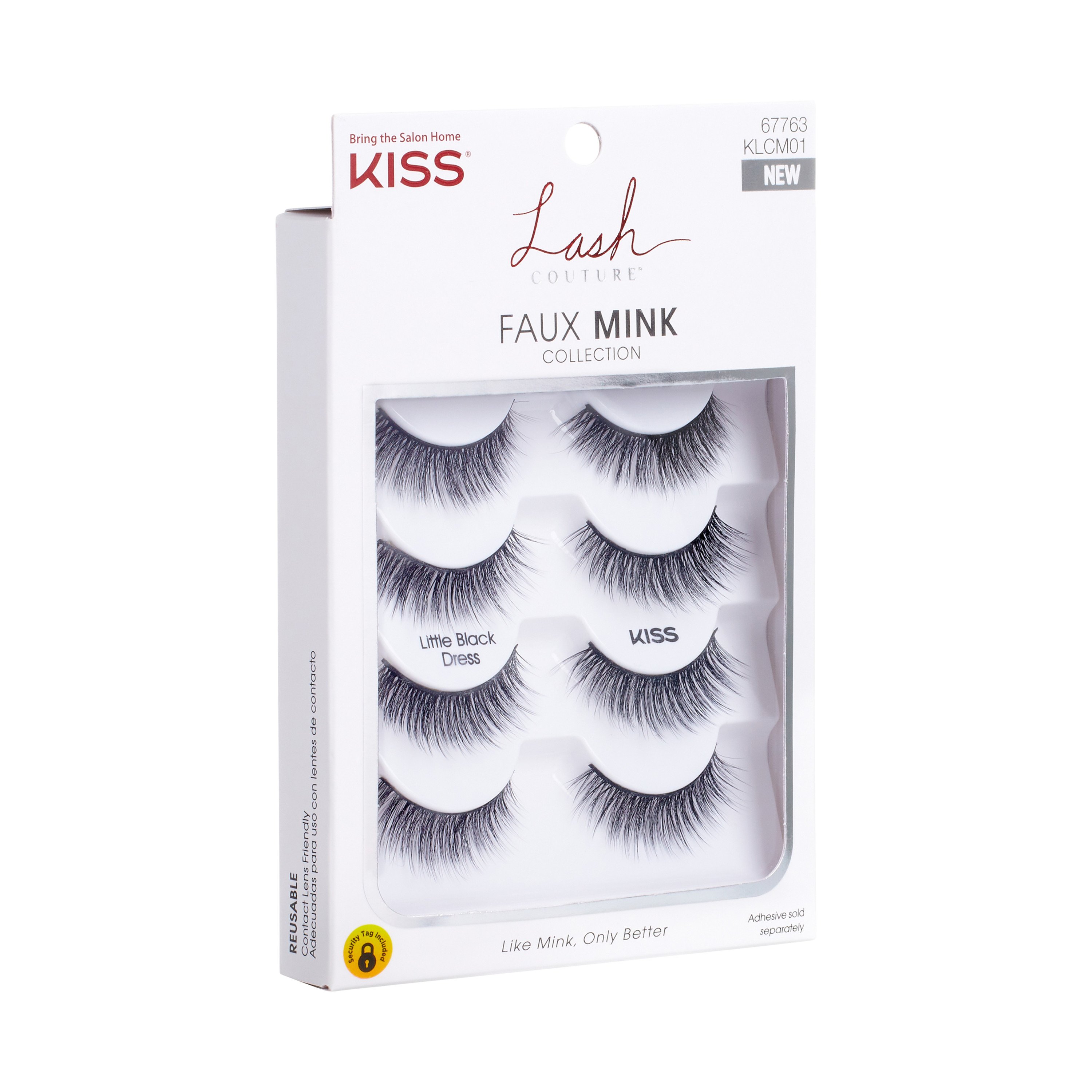 KISS Lash Couture Faux Mink - Little Black Dress - Shop False eyelashes at  H-E-B