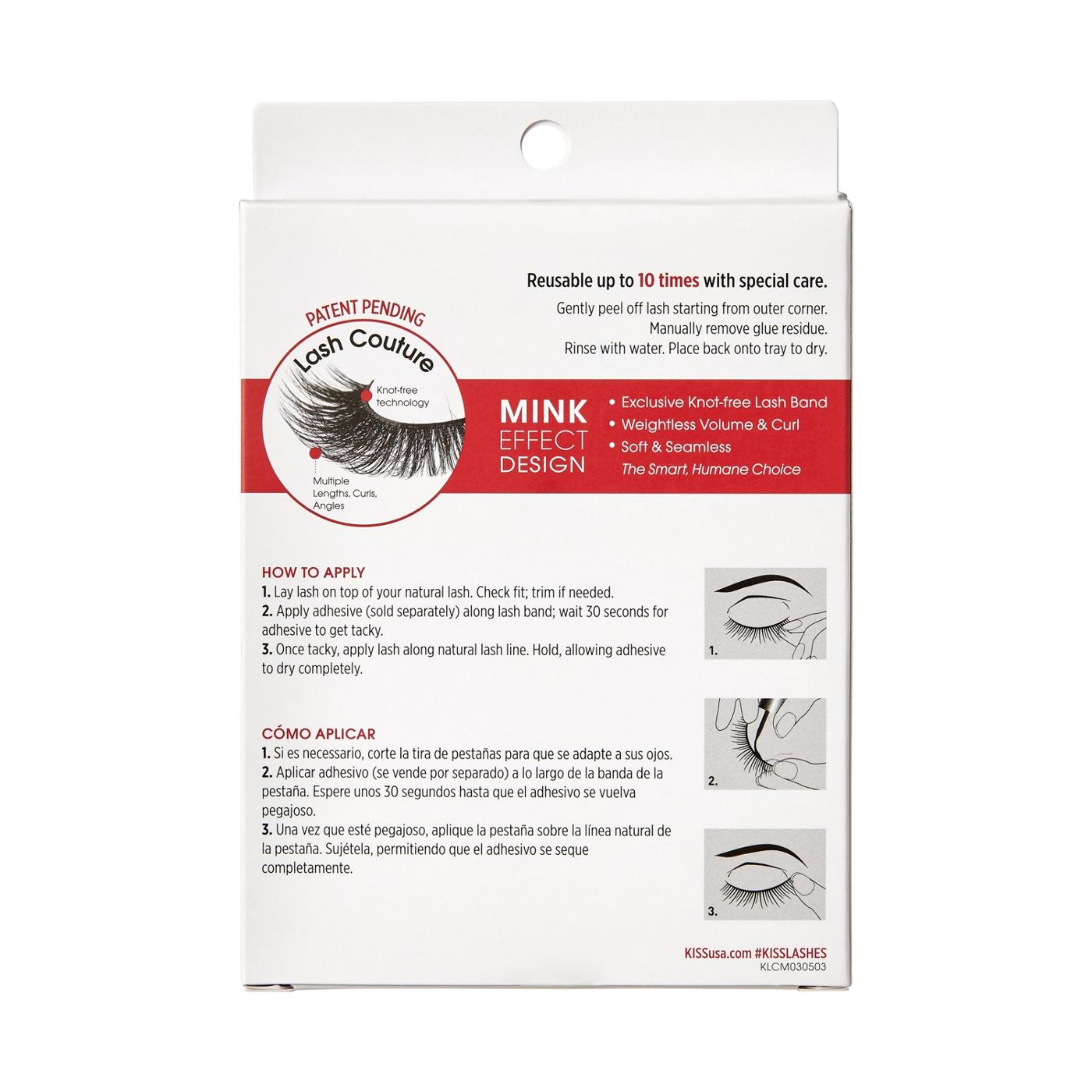 KISS Lash Couture Faux Mink Collection - Jubilee; image 7 of 8