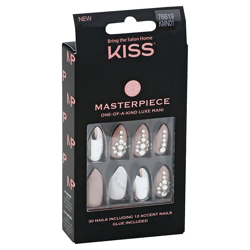 Kiss Masterpiece Nails Kitty Gurl Long Length - Shop Nails at H-E-B