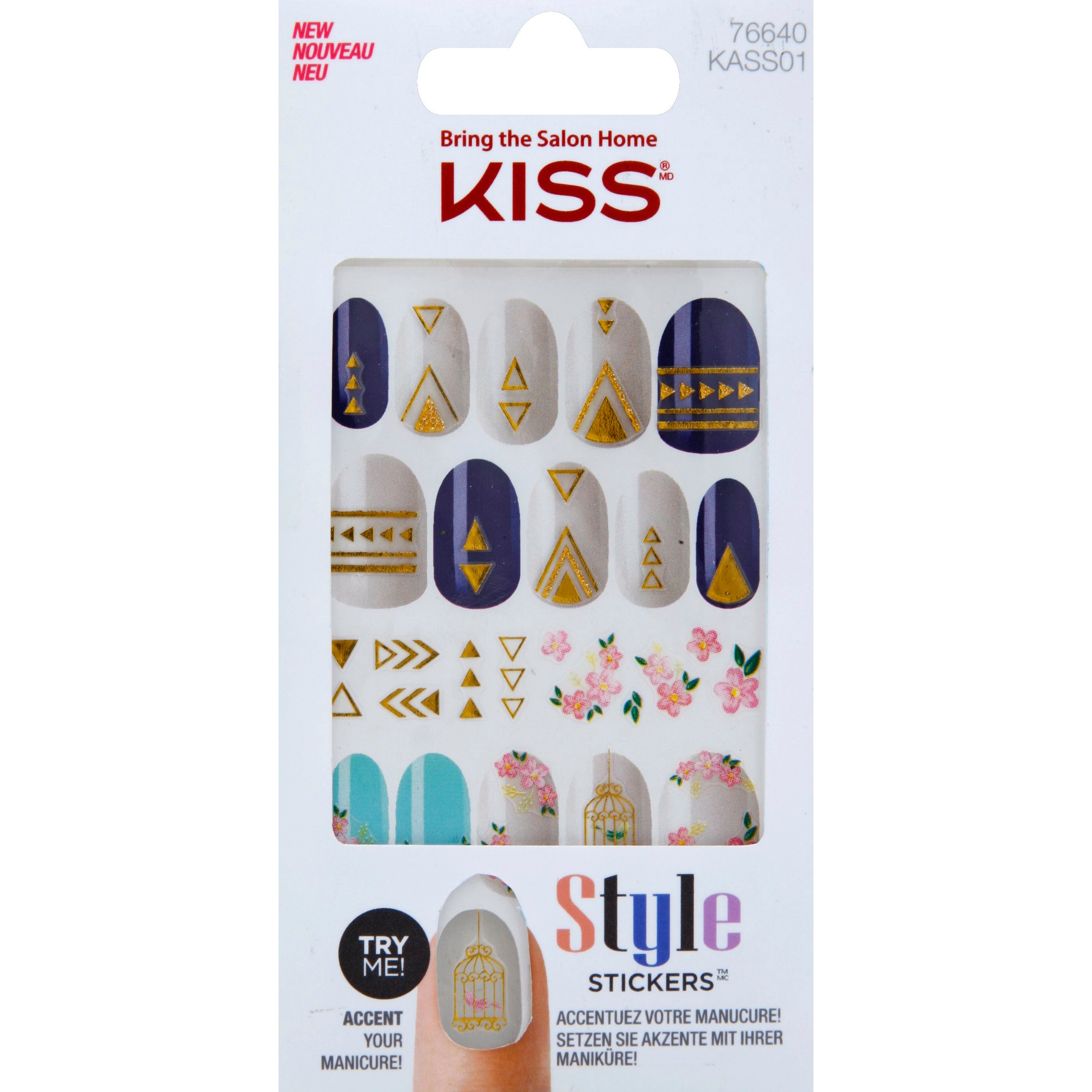 Kiss Nail Art Stickers Glow Up - Shop Nail Sets at H-E-B