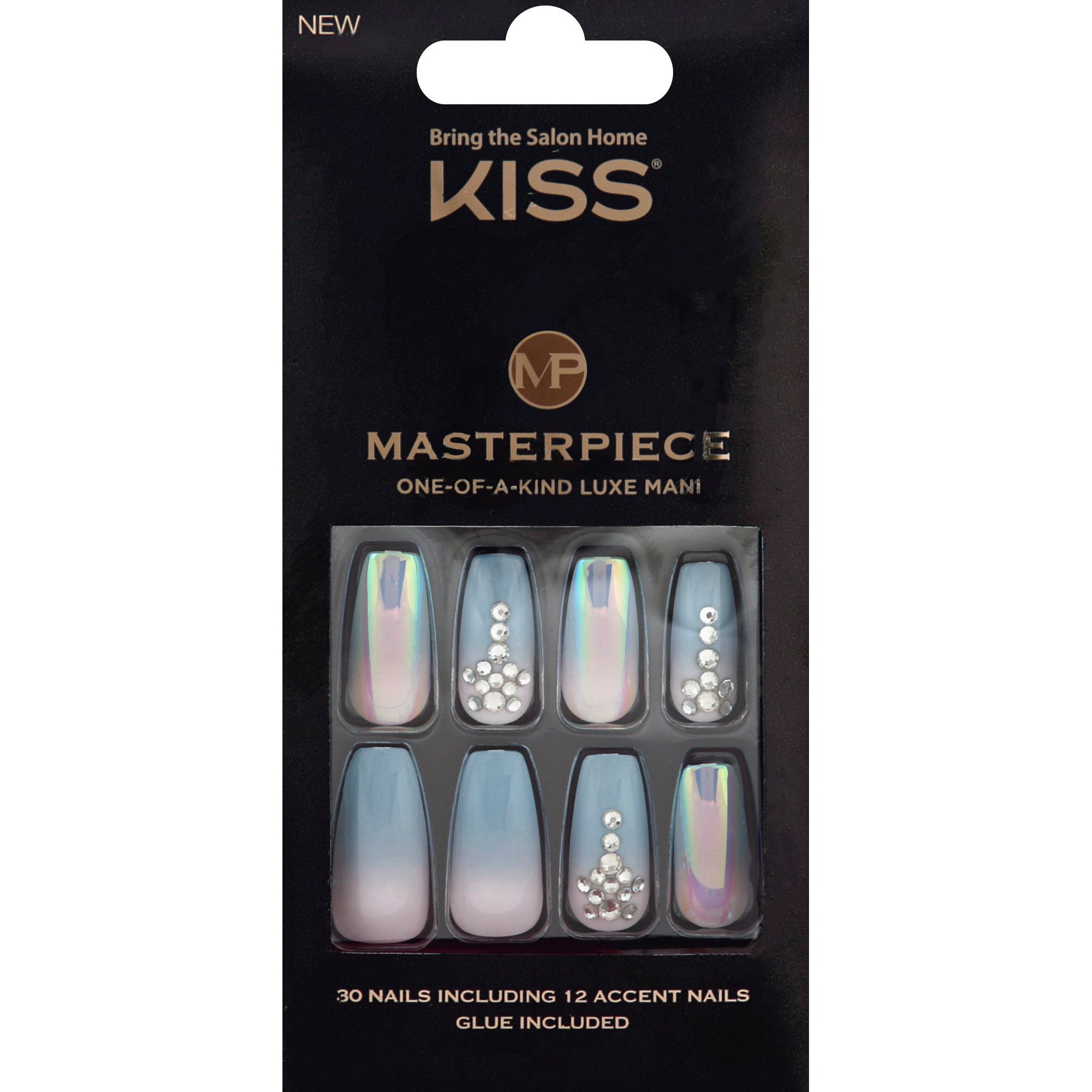 Kiss Masterpiece Nails Hot Like Fire Long Length - Shop Nail Sets at H-E-B