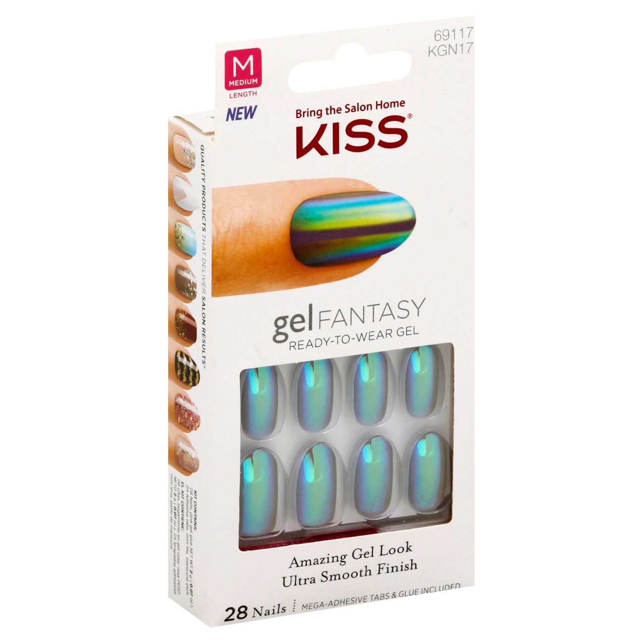 Kiss Gel Fantasy Nails No Fantasy - Shop Nail Sets at H-E-B