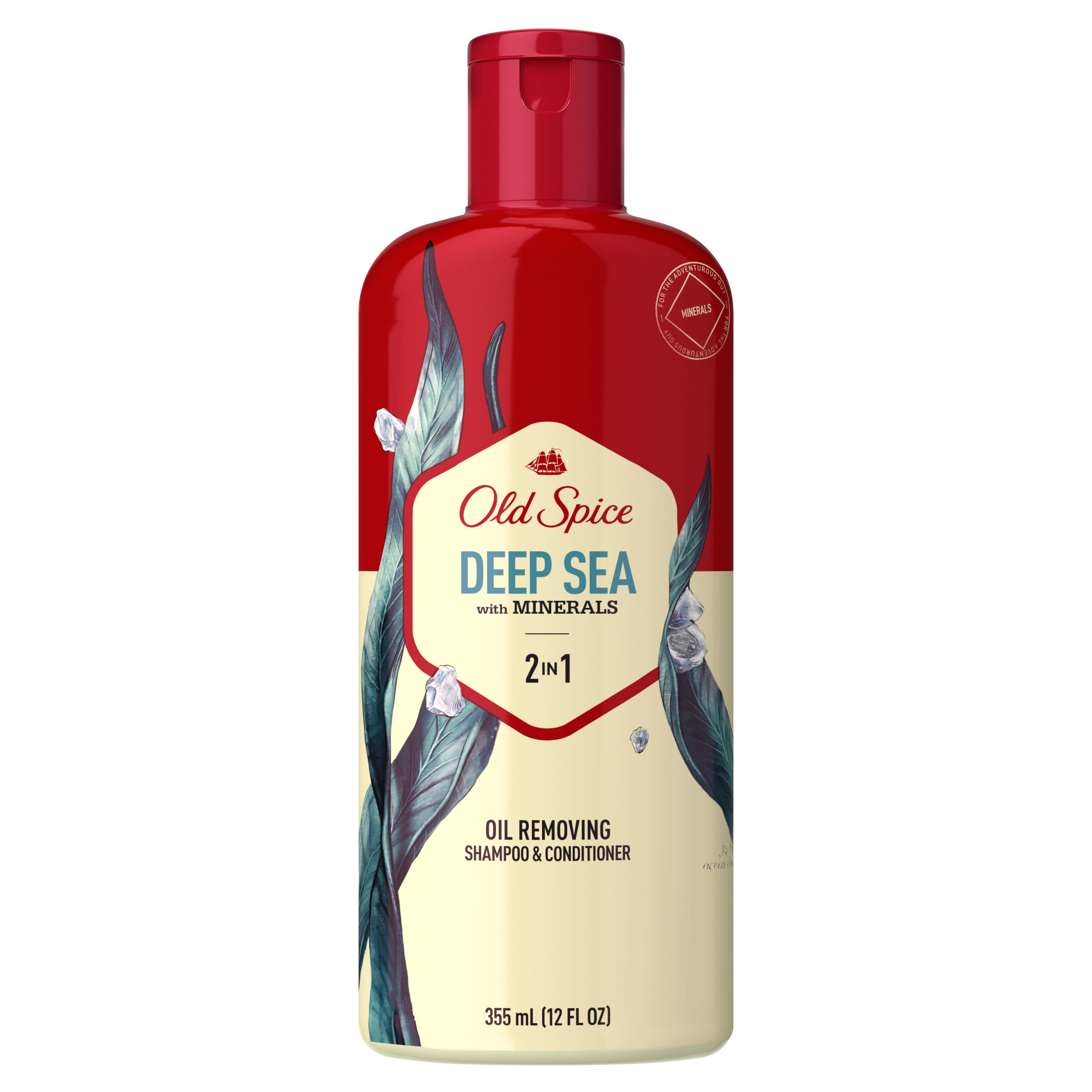Old Spice Deep Sea with Minerals 2 in 1 Oil Removing Shampoo ...