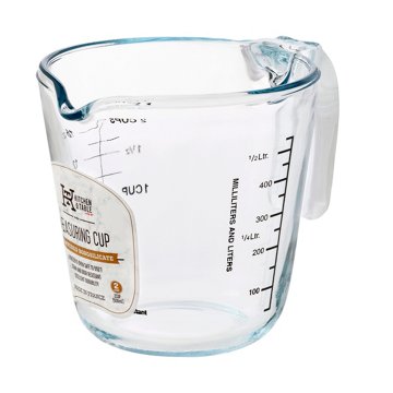 Kitchen & Table by H-E-B Tempered Borosilicate Measuring Cup, 2 cup