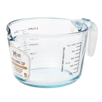 Kitchen & Table by H-E-B Tempered Borosilicate Measuring Cup, 4 cup