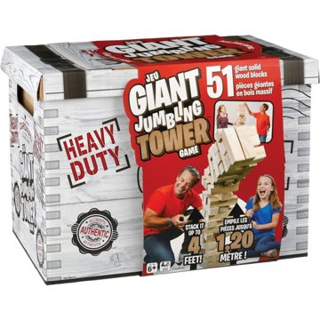 Cardinal Industries Giant Jumbling Tower Game, 51 pc