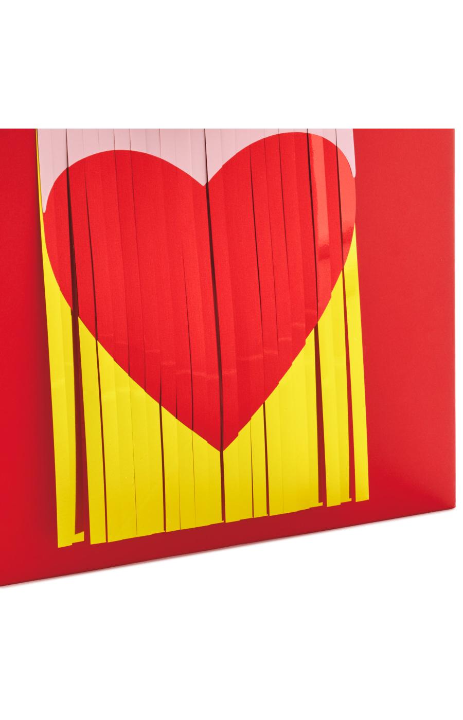 Hallmark Heart Banner Signature Valentine's Day Gift Bag with Tissue Paper - 64; image 2 of 6