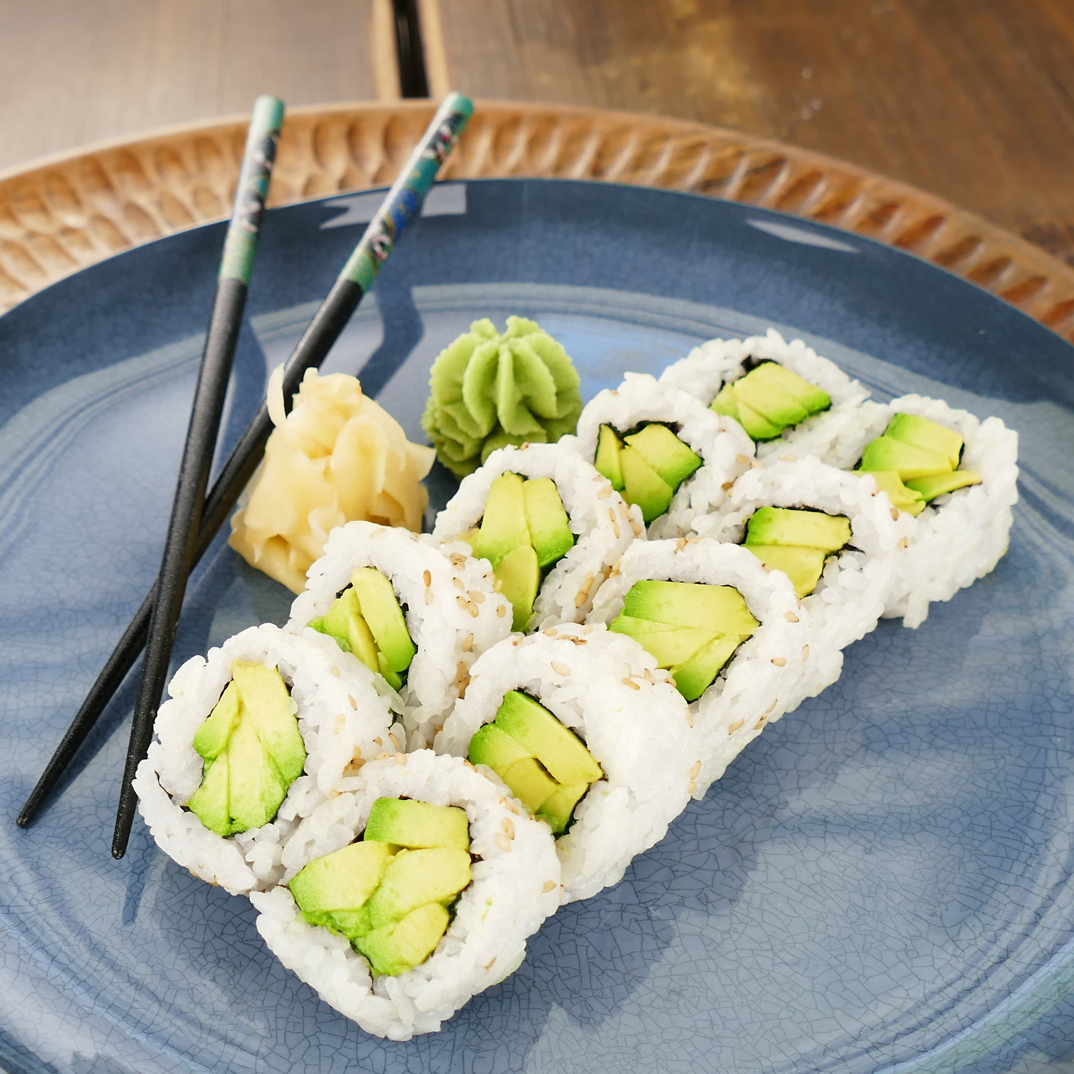 Avocado Sushi Rolls » Kay's Clean Eats