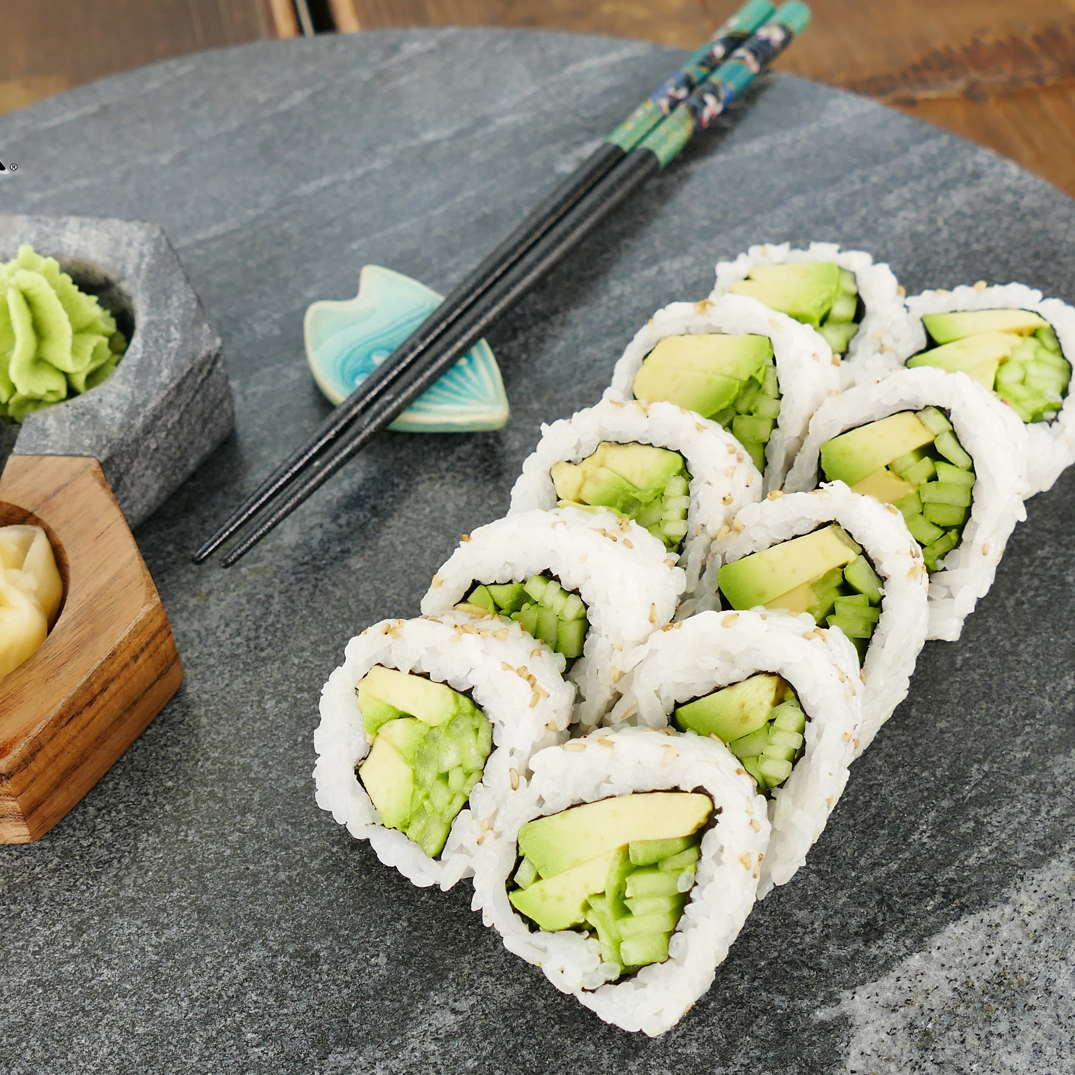 Avocado Sushi Rolls » Kay's Clean Eats