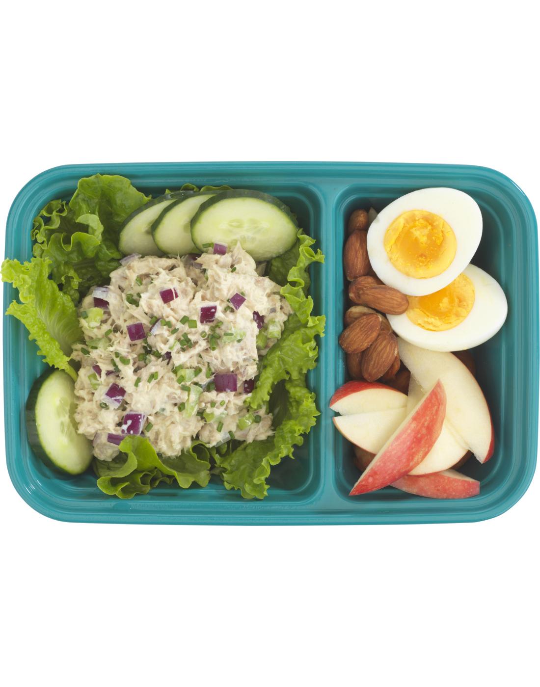 GoodCook 2 Compartment Rectangle Meal Prep Containers; image 3 of 4