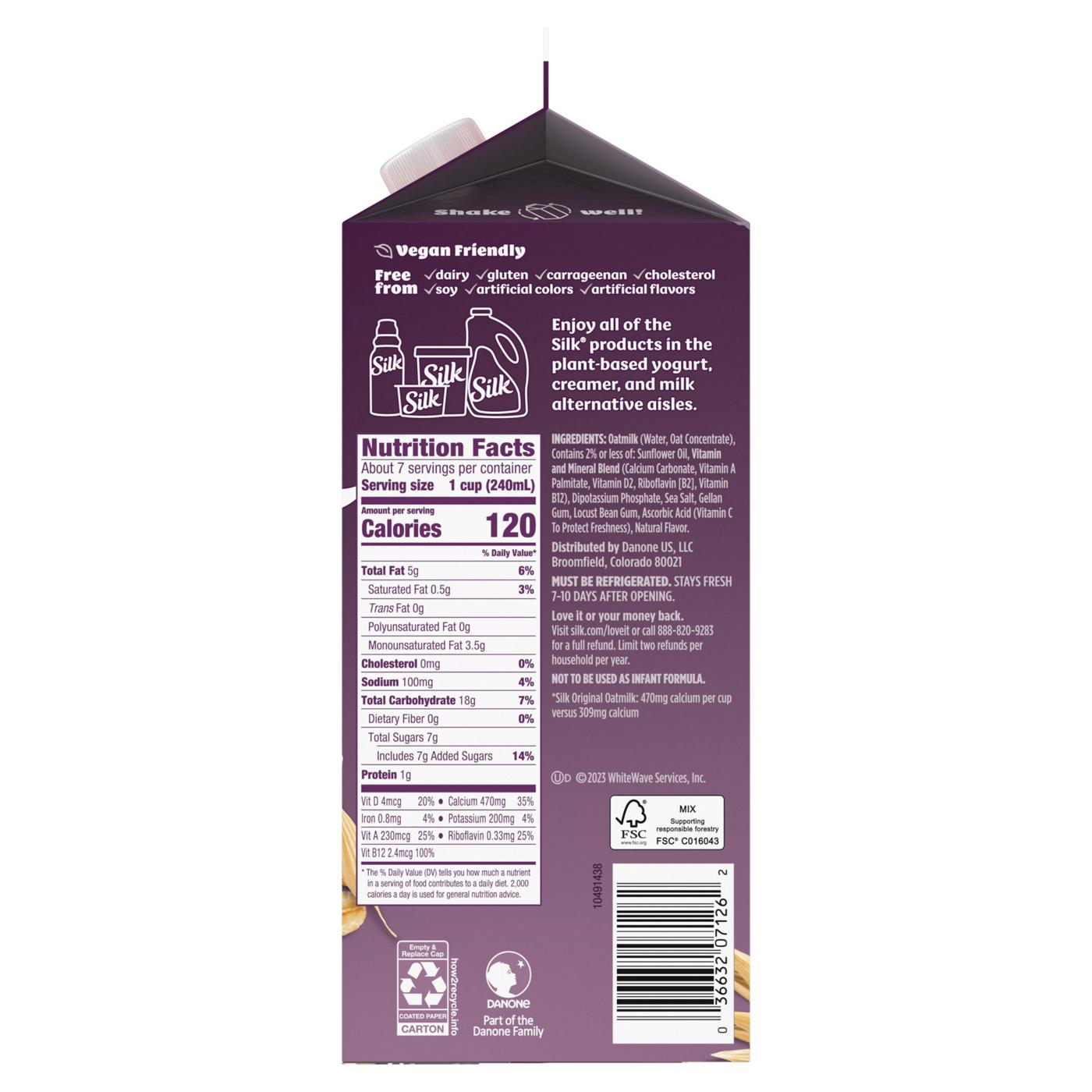 Silk Original Oat Milk; image 5 of 10